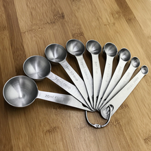 Load image into Gallery viewer, <b><span>Measuring Spoons </span></b><b><span>Baking Tools Stainless Steel Baking Scale Measuring Seasoning Spoons Spoon Set</span></b>
