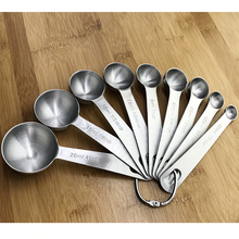 Load image into Gallery viewer, <b><span>Measuring Spoons </span></b><b><span>Baking Tools Stainless Steel Baking Scale Measuring Seasoning Spoons Spoon Set</span></b>
